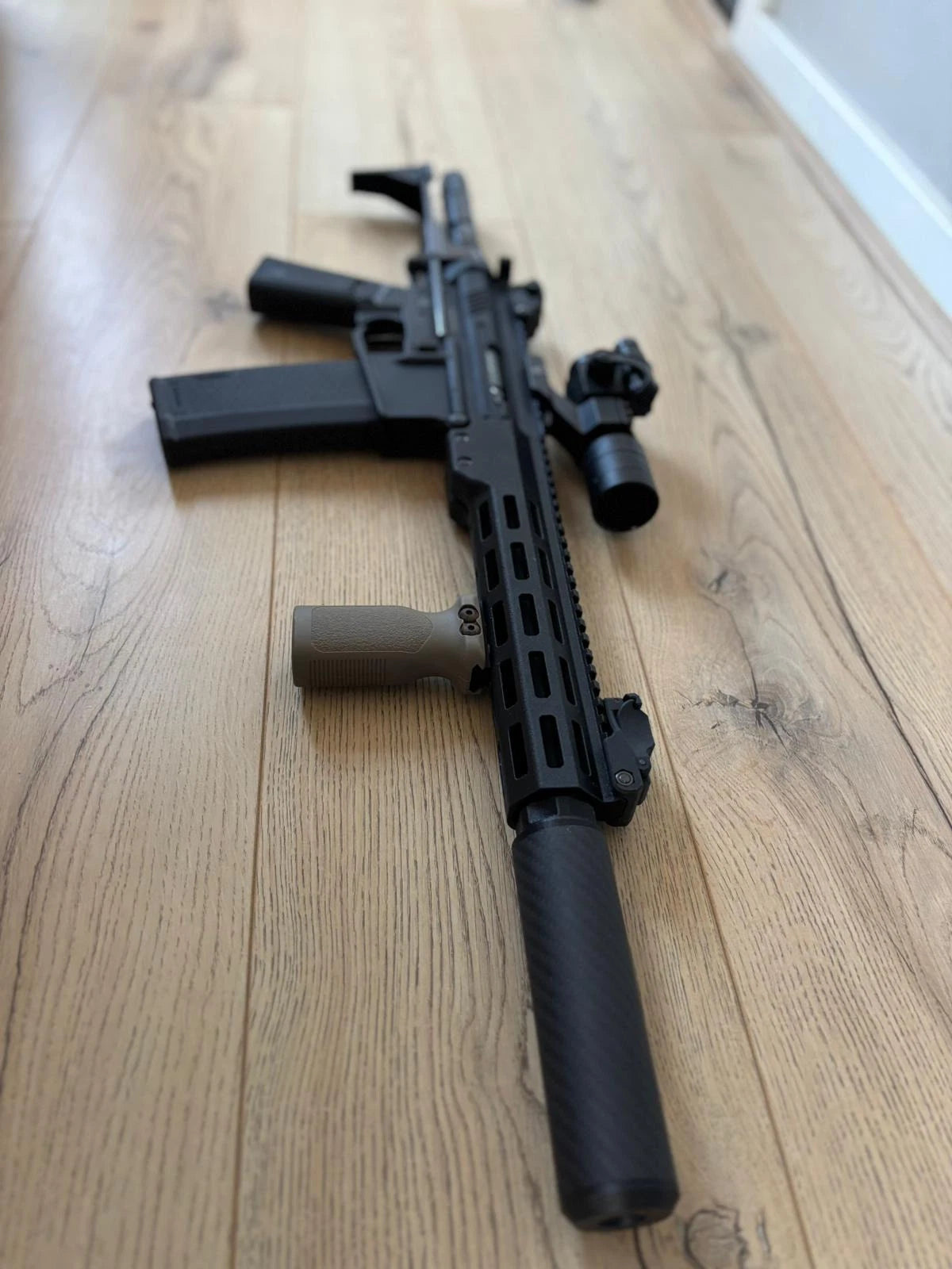 3D printed Handguard with integrated outer barrel