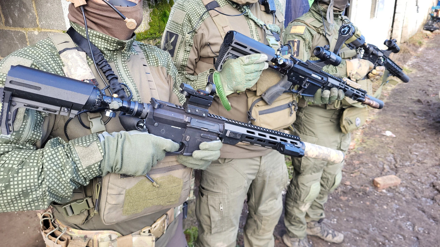 3D printed Handguard with integrated outer barrel
