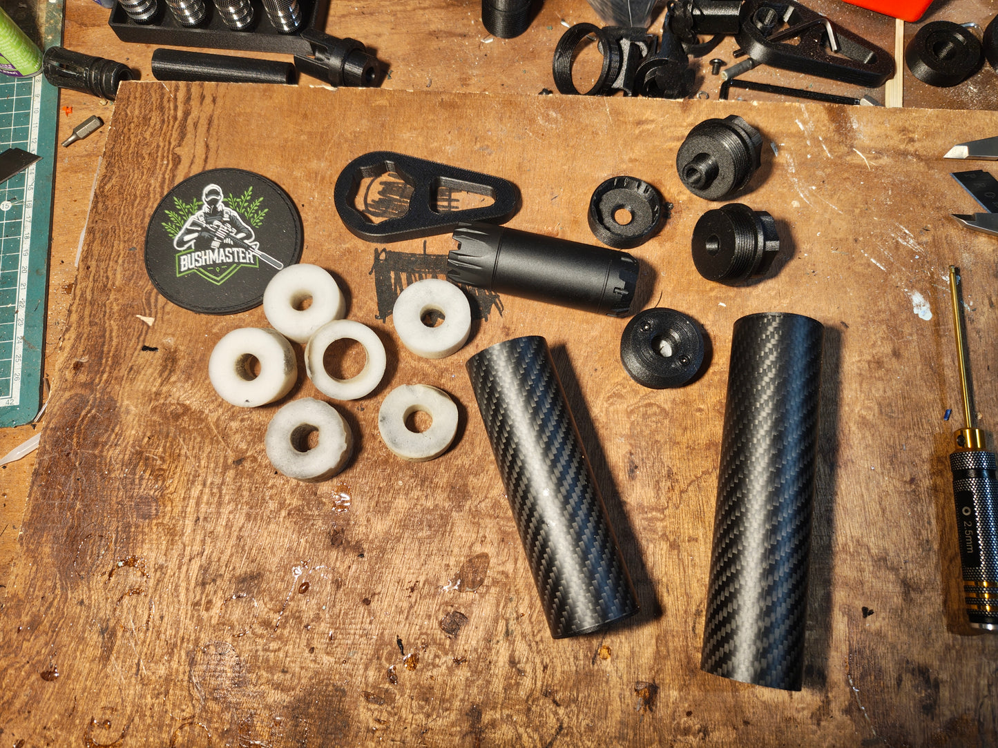 Carbon Silencer for Tracer units