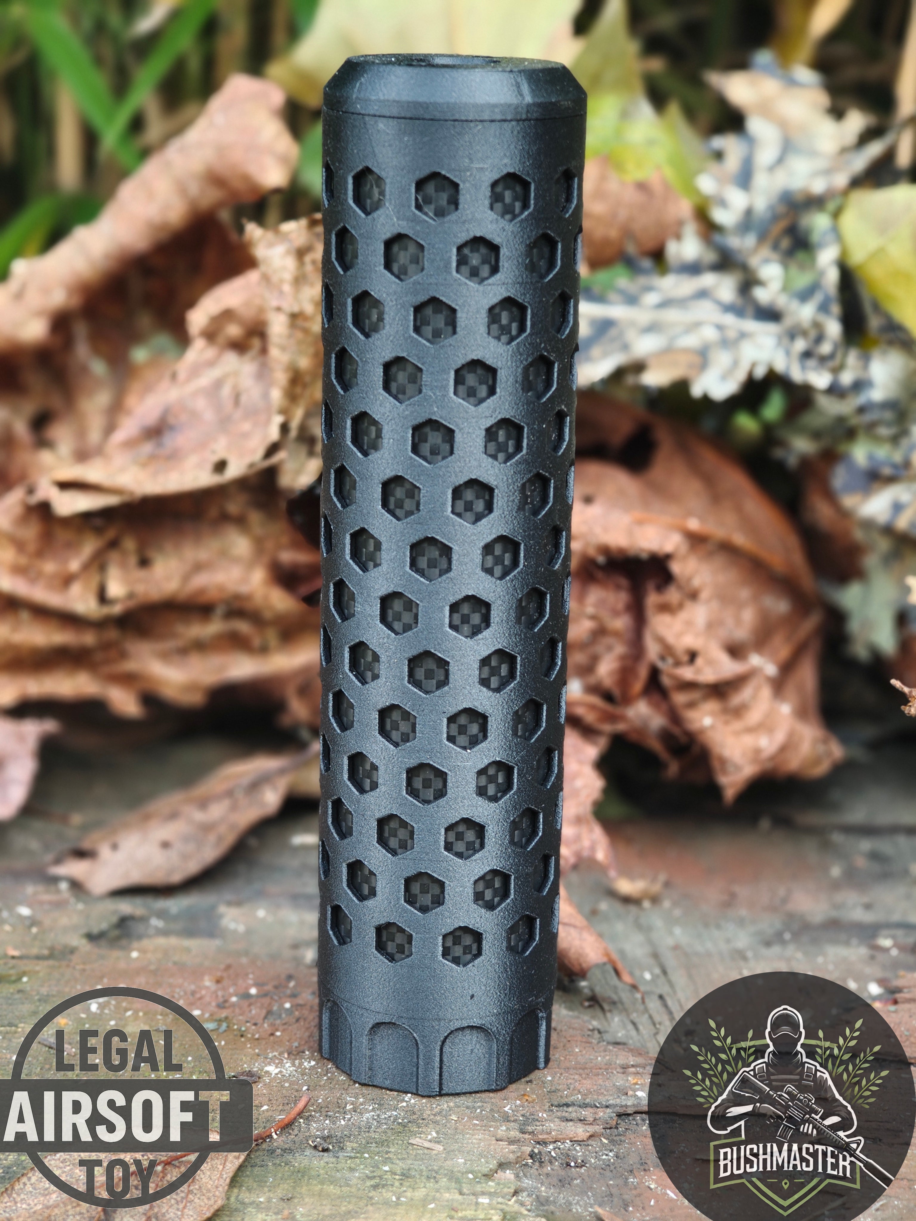Carbon Dummy Silencer model HEX – Bushmaster Airsoft