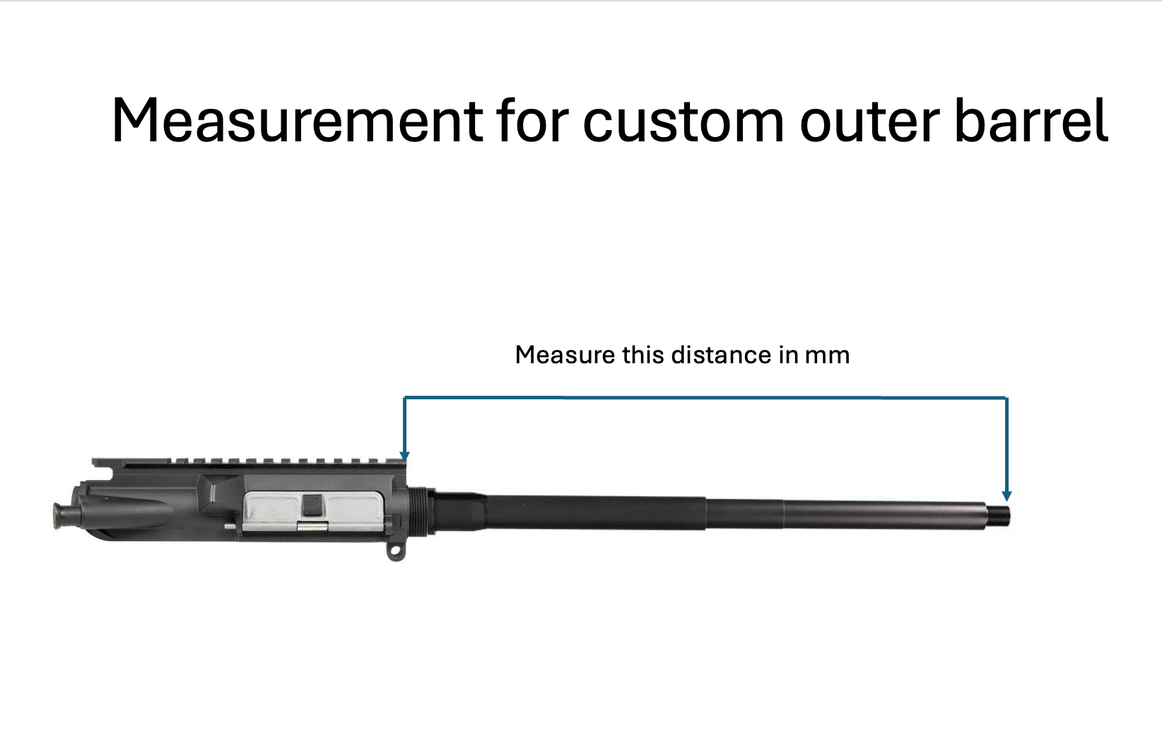 Custom length MTW carbon outer barrel