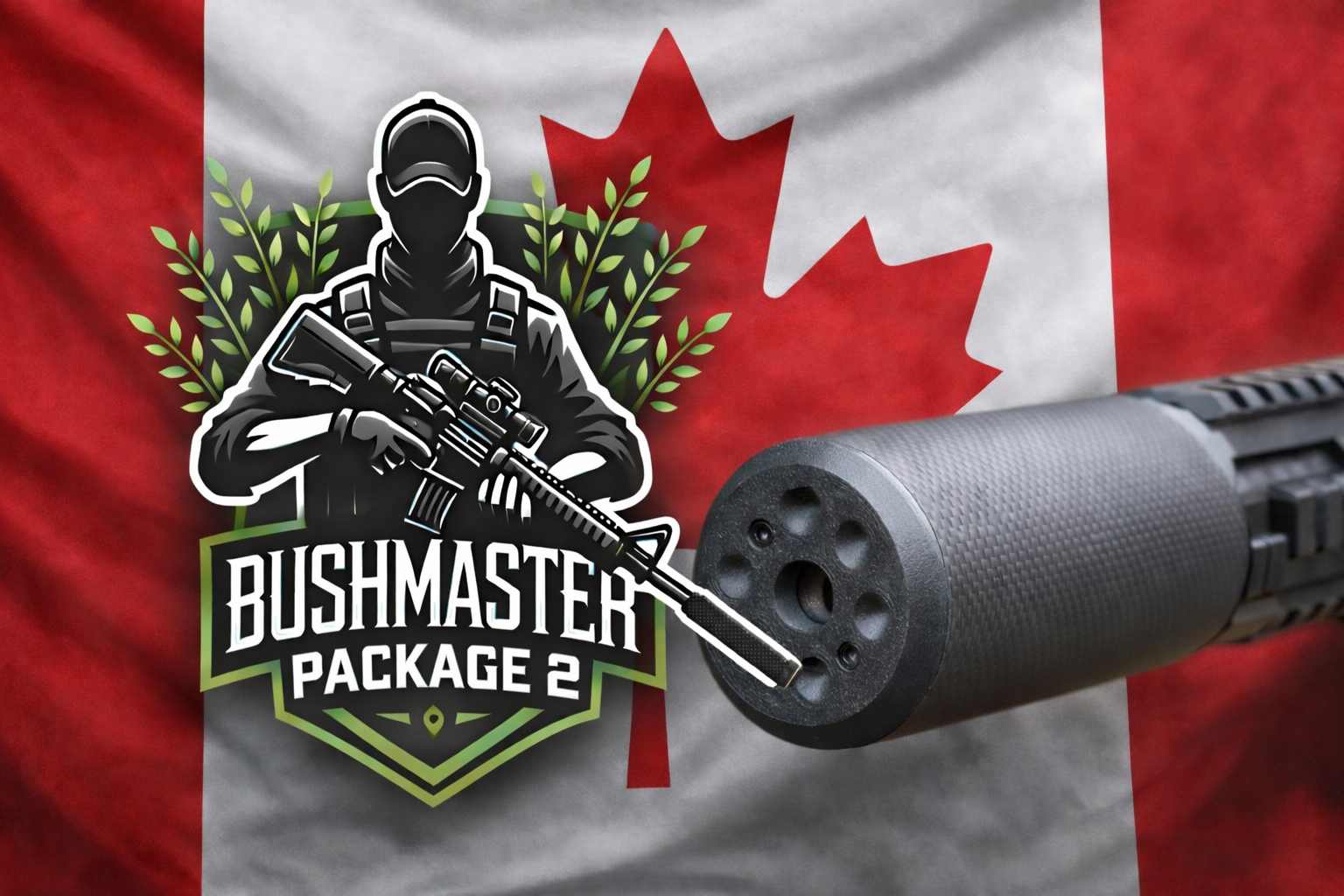 Big Boy Canada Package 2 - Silent Airsoft Suppressor image 1