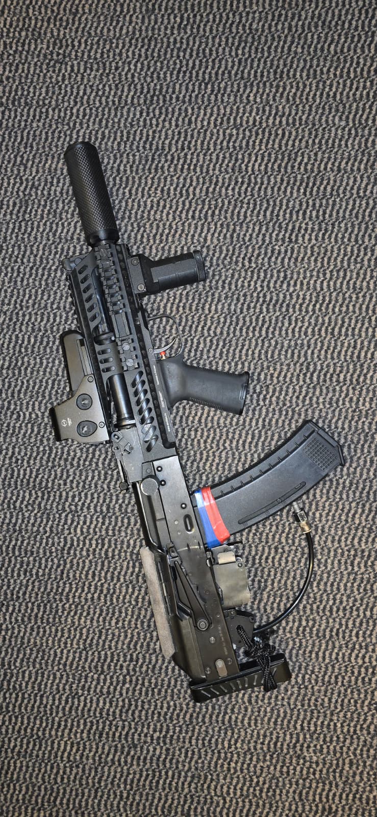 Core Sound Moderator for AK outer barrels - Carbon Fiber Airsoft Up... image 1