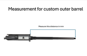 Bushmaster Airsoft Custom length MTW carbon outer barrel - HPA Airsoft System
