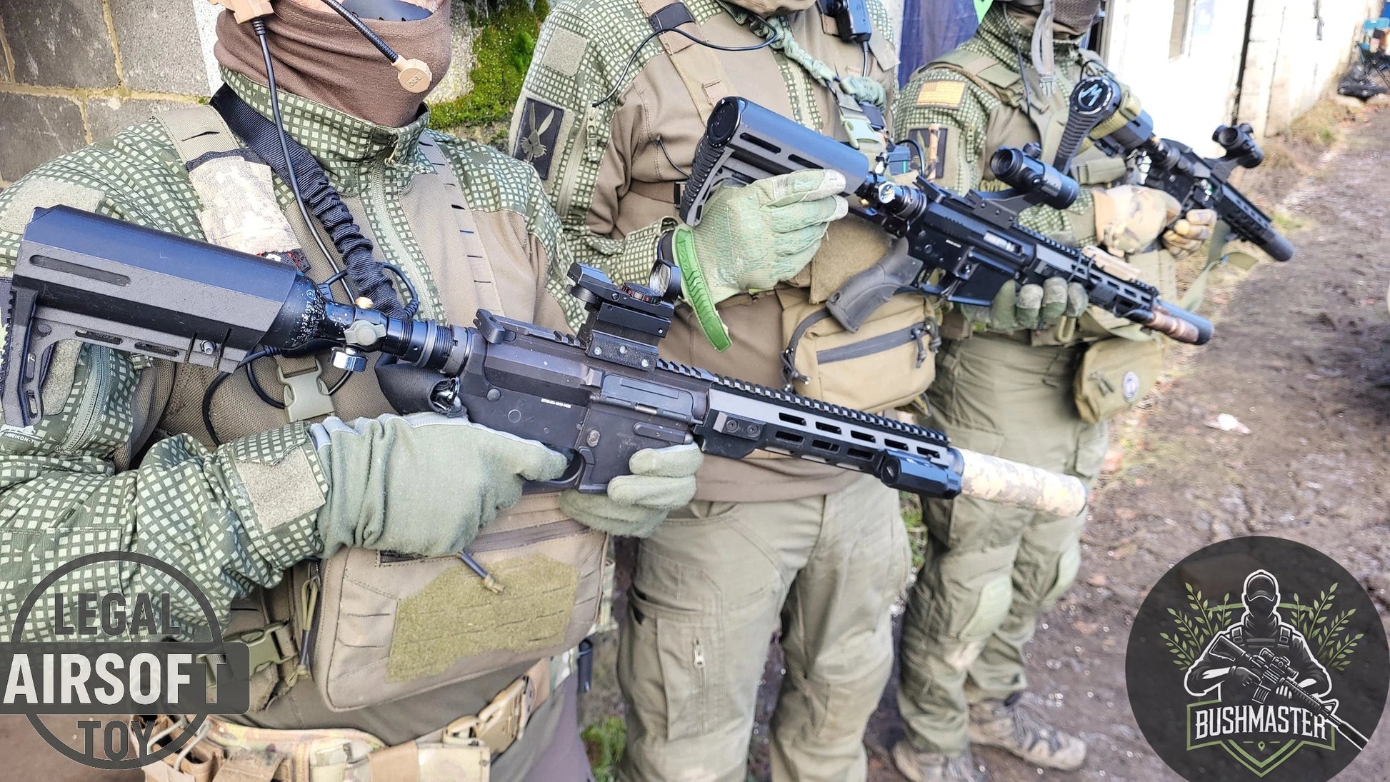 Handguard + integrated outer barrel combo - Carbon Fiber Airsoft Up... image 1