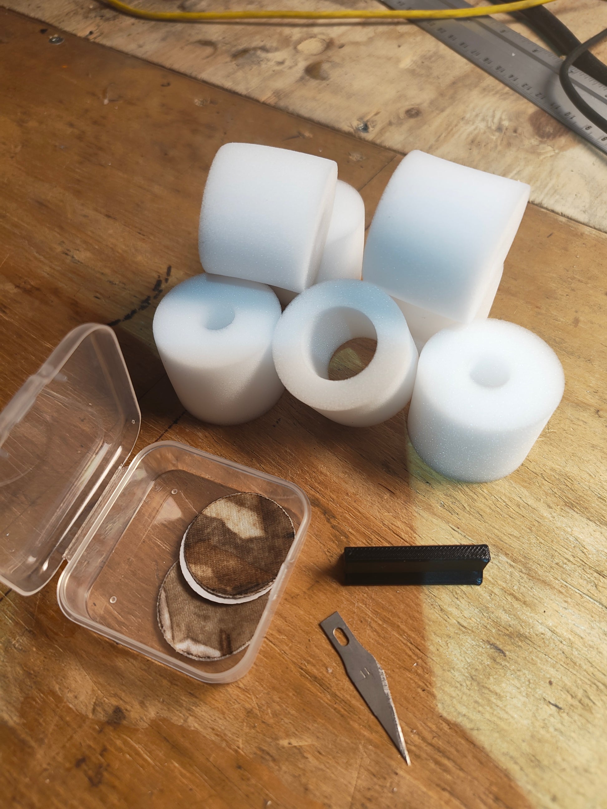 Spare foam + 2 fart flaps kit for Model Core & HEX - Silent Airsoft...
