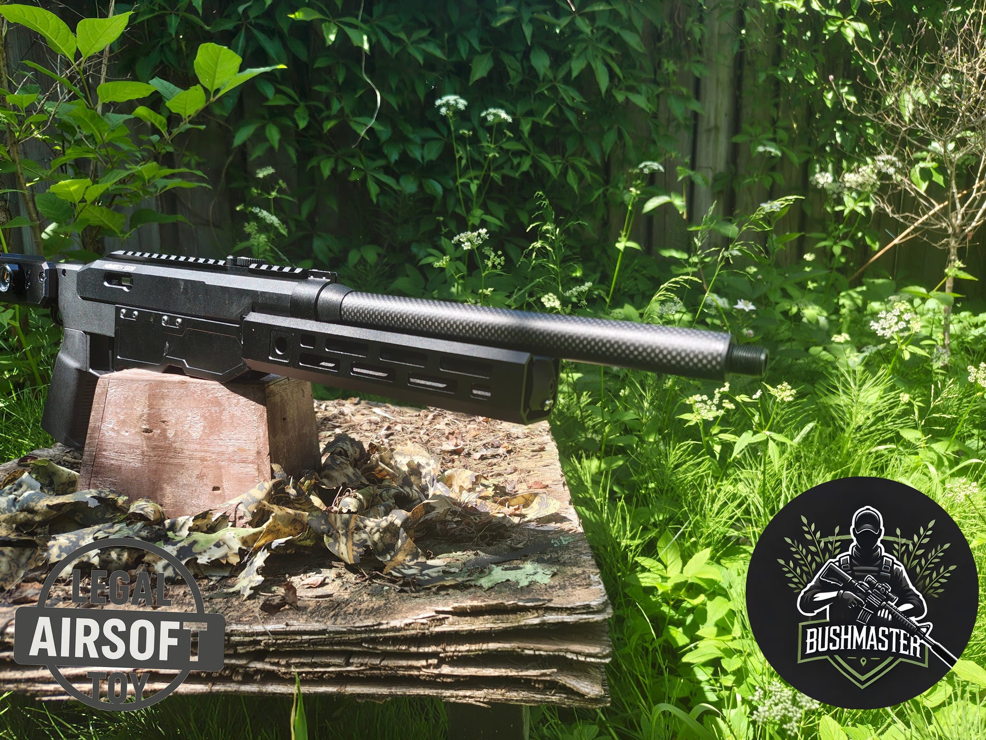 SSX10 Carbon Outer Barrel - Carbon Fiber Airsoft Upgrade image 1